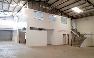 Office Second Floor With View Inside Warehouse And Showroom Below For Sale 