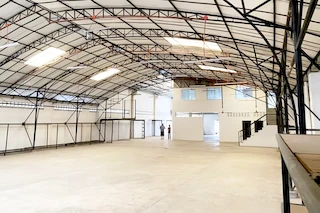 Warehouse Inside With Office And Showroom In View For Sale 